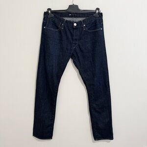 3X1 M3 Slim Straight Button Fly Dark Wash Jeans